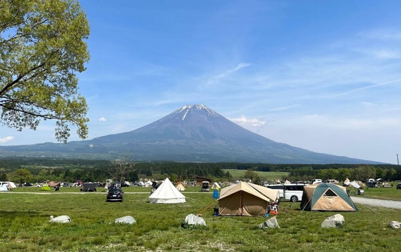 星が綺麗にみえるキャンプ場　静岡県