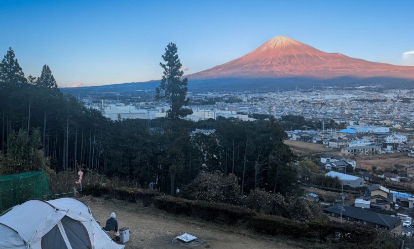 星が綺麗にみえるキャンプ場　静岡県