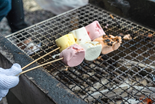 焚き火　簡単　おやつ
